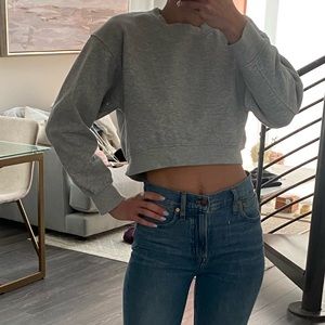 ZARA crop sweatshirt